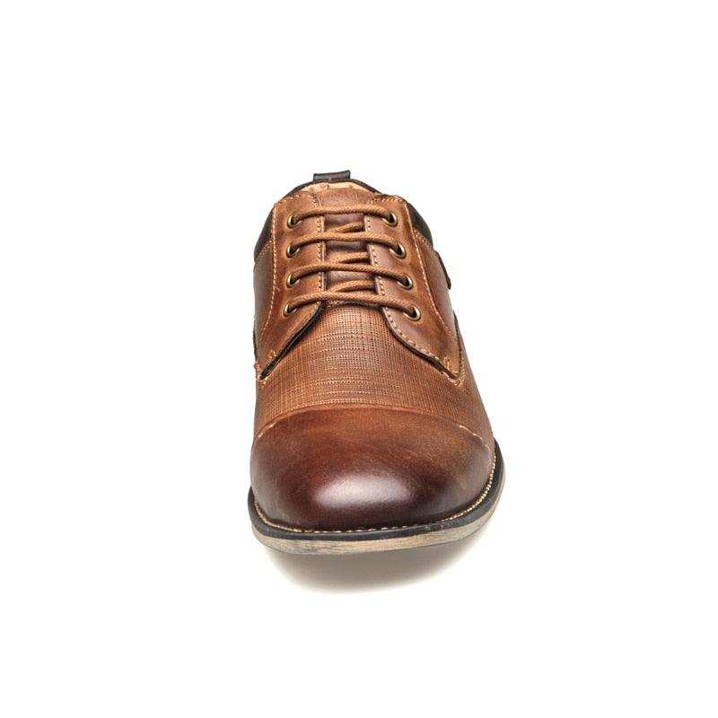 Business Genuine Leather Men Lace-up casual Shoes (MSF2)(F14)