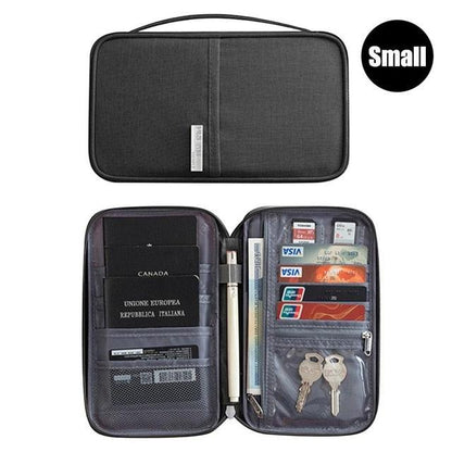 Multifunctional Credit Card Wallet Waterproof Travel Passport Wallet Portable Holder (1U79)