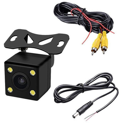 170 Degree Wide Angle Easy Install HD Rear View Back Up Waterproof Camera with 12 LED (CT3)