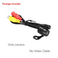 Car Backup CCD Front Rear View Camera 170 Degree Wide Angle Waterproof Without Guide Line Auto Parking Sensor System (CT3)