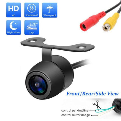 Car Front Side Rear View Reverse/Forward Camera Waterproof HD Distance Scale Lines for Auto Parking Sensor System (CT3)(F60)