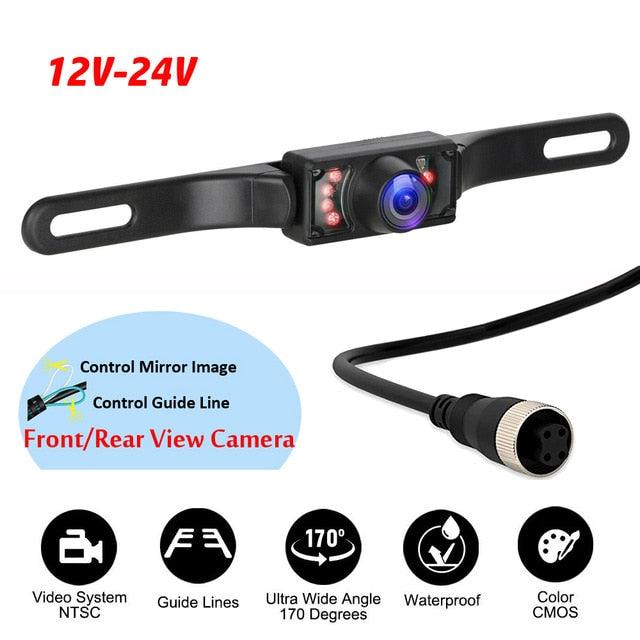 Heavy Duty 4 Pin/RCA Vehicle Rear/Side View Camera Extension Cable For Truck RV Bus Trailer IR Night Vision Waterproof (D60)(CT3)