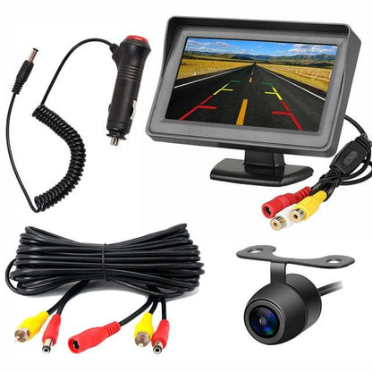 Universal Vehicle Back Up Reverse Camera 170 Degree View Angle 8 Auto LED Lights (CT3)(F60)