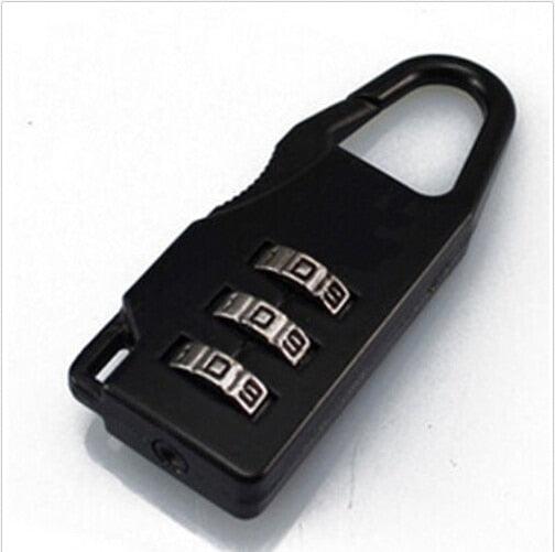 1PCS Black Travel Luggage Suitcase Combination Lock - Padlocks Case Bag Password Digit Code (1U104)