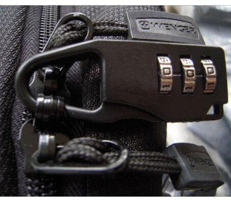 1PCS Black Travel Luggage Suitcase Combination Lock - Padlocks Case Bag Password Digit Code (1U104)