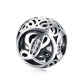 Trending Zircon Name Initial Letter Necklace Pendant Accessories - A-Z Combination Name (2U81)