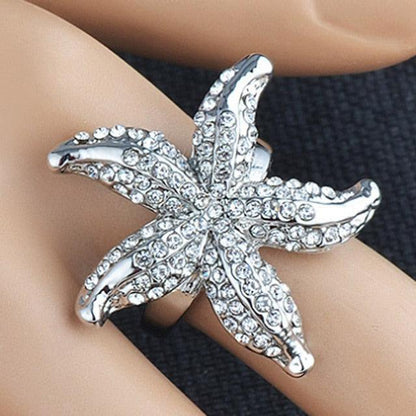 Cute Trending Jewelry High Quality Rhinestone Crystal Rings - Party Gifts Fine Women Rings (7JW)(F81)