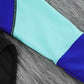Color Block Half Zip Long Sleeve One-Piece Swimsuit (TB10D) T