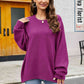 Round Neck Long Sleeve Sweater