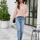 Turtleneck Dropped Shoulder Sweater