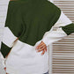 Color Block V-Neck Sweater - Deals DejaVu