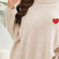 Plus Size Turtle Neck Long Sleeve Sweater - Deals DejaVu