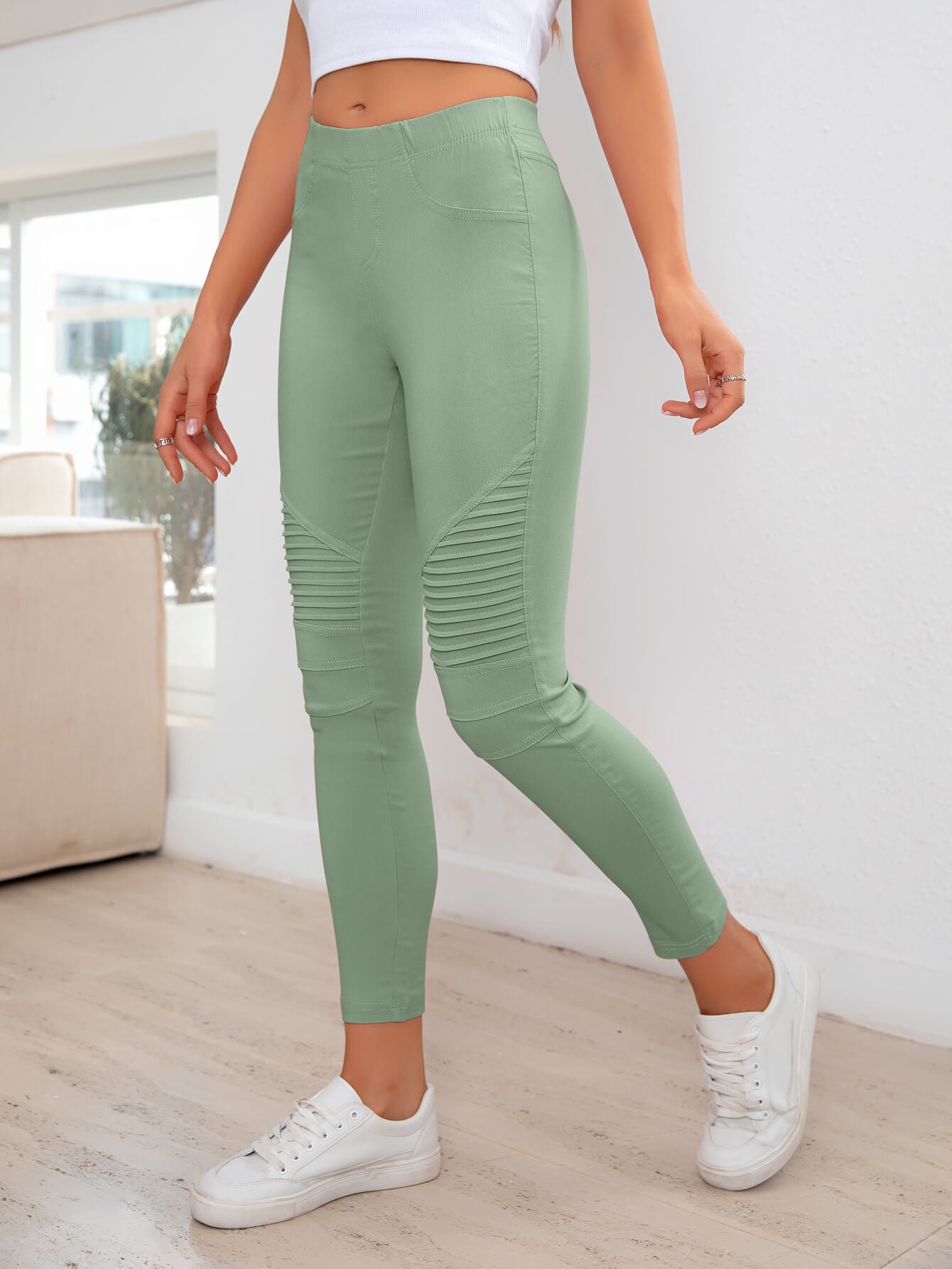 Ribbed Detail Leggings (TBL) T