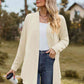 Open Front Long Sleeve Cardigan