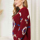 HEYSON Full Size Aztec Soft Fuzzy Sweater
