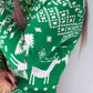 Christmas Element Round Neck Mini Sweater Dress (MWBT) T - Deals DejaVu