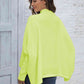 Loose Hem Plain Sweater - Deals DejaVu