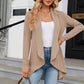 Open Front Long Sleeve Cardigan - Deals DejaVu