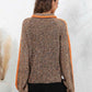 Heathered Turtleneck Long Sleeve Sweater - Deals DejaVu