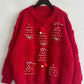 Pearl Detail Round Neck Long Sleeve Sweater - Deals DejaVu