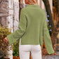 Mock Neck Drop Shoulder Sweater - Deals DejaVu