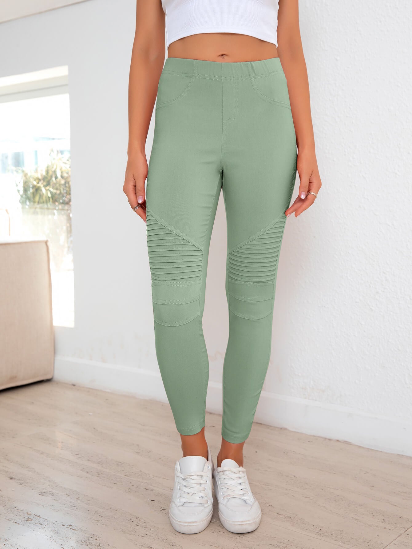 Ribbed Detail Leggings (TBL) T