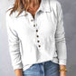 Collared Neck Half Button Top (BFD) T - Deals DejaVu