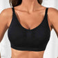 Scoop Neck Cropped Active Bra