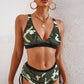 Camouflage Crisscross Tie-Back Bikini Set (TB9D) T