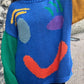 Contrast Drop Shoulder Long Sleeve Sweater