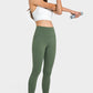 High Waist Ankle-Length Yoga Leggings with Pockets (TBL) T