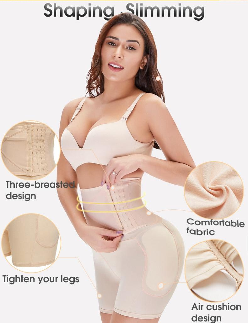Amazing butt enhancer waist trainer - butt lifter binder shapers corset modeling strap body shaper - slimming belt underwear Faja (FHW1)