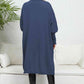 Open Front Dropped Shoulder Cardigan - Deals DejaVu