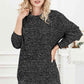 Round Neck Long Sleeve Sweater