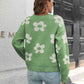 Floral Dropped Shoulder Sweater