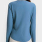 Round Neck Long Sleeve Sport Top