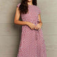 Round Neck Tie Waist Dress (MWBT) T - Deals DejaVu