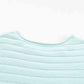 Round Neck Exposed Seams Pullover Top - Deals DejaVu