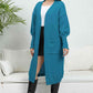Open Front Dropped Shoulder Cardigan - Deals DejaVu