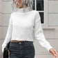 Turtleneck Dropped Shoulder Sweater
