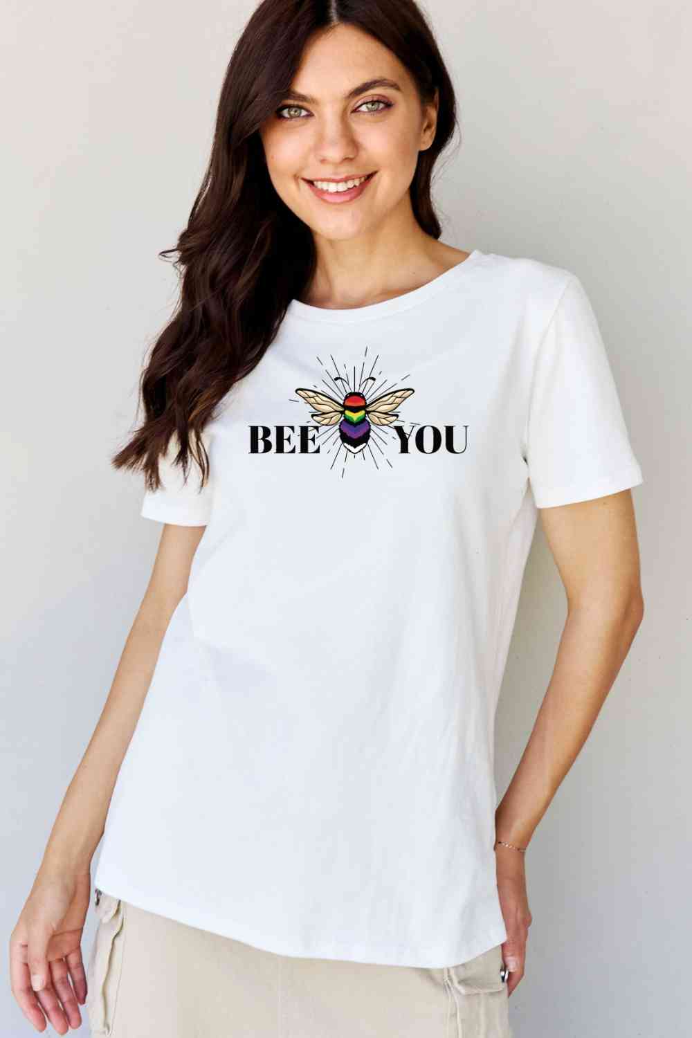 Simply Love Full Size BEE YOU Graphic T-Shirt