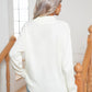 Openwork Geometric Mock Neck Sweater