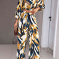Printed Cropped Top and Pants Set