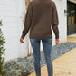 Quarter-Zip Collared Neck Sweater - Deals DejaVu