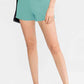 Wide Waistband Sports Shorts with Pockets