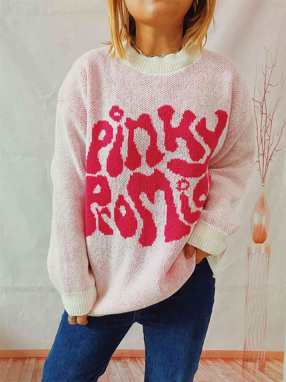 PINKY PROMISE Graphic Sweater - Deals DejaVu