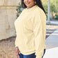 Basic Bae Full Size Ribbed Exposed Seam Mock Neck Knit Top