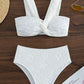 Textured Twisted Detail Bikini Set (TB9D) T