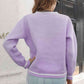 Skeleton Pattern V-Neck Long Sleeve Pullover Sweater - Deals DejaVu
