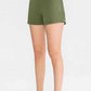 Wide Waistband Sports Shorts with Pockets